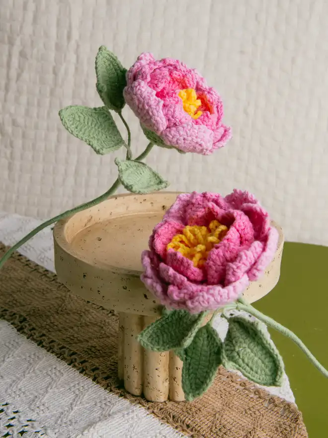 The Way to You Crochet Flower Peony