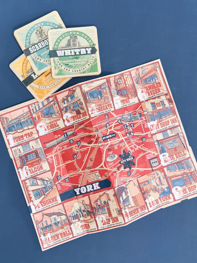 Pocket Pub Guides- Leeds, York, Scarborough and Whitby