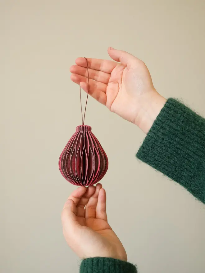 Fig Honeycomb Ornament (Set Of 6)