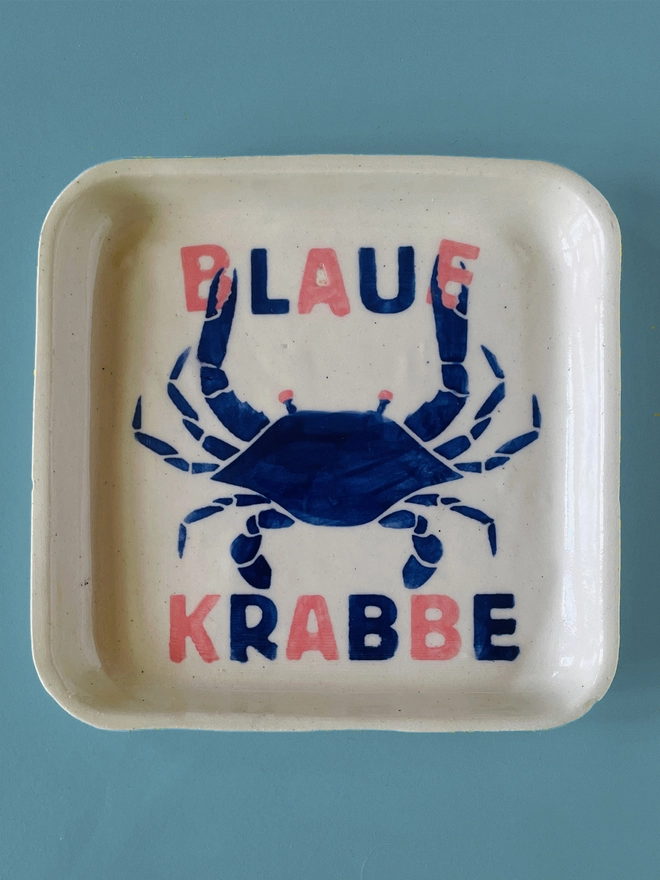 Blue Crab small side plate