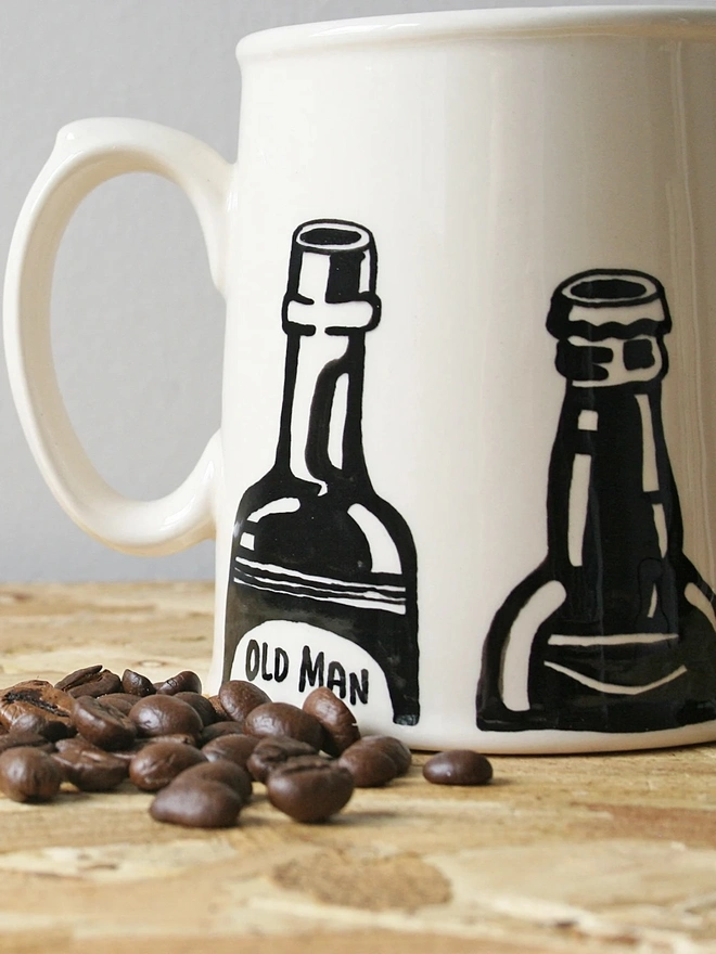 Big Bottle Mug, Tankard Gift