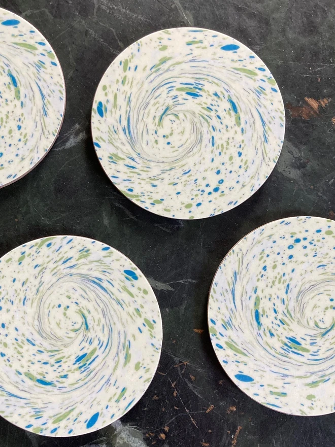 Cream coasters