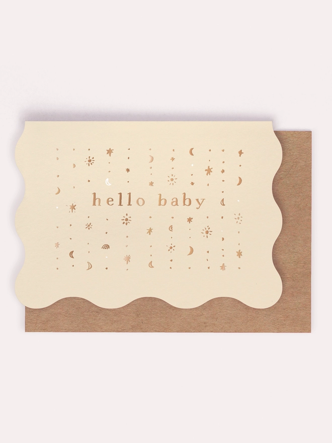 Hello Baby Unisex Baby Card