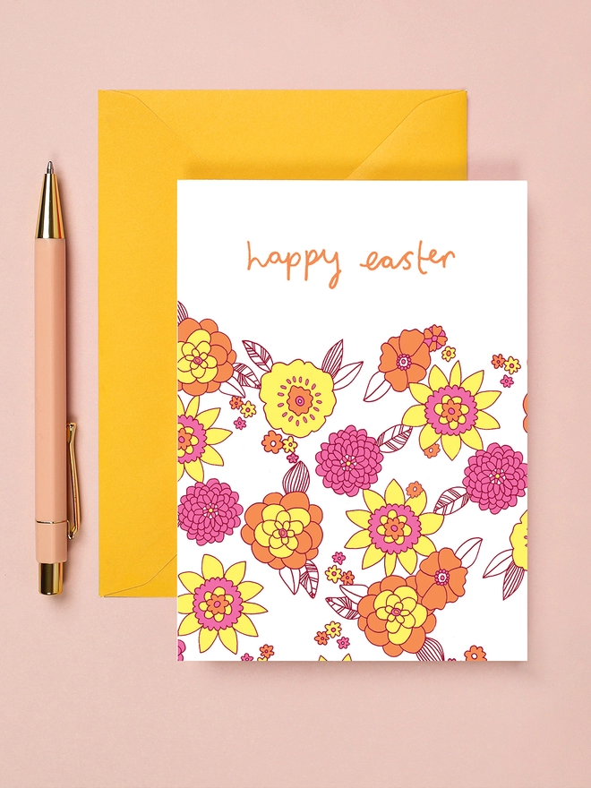 Floral Easter Greeting Card From You've Got Pen On Your Face