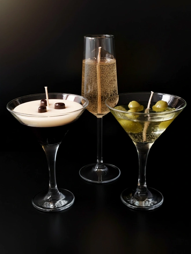 Cocktail candles
