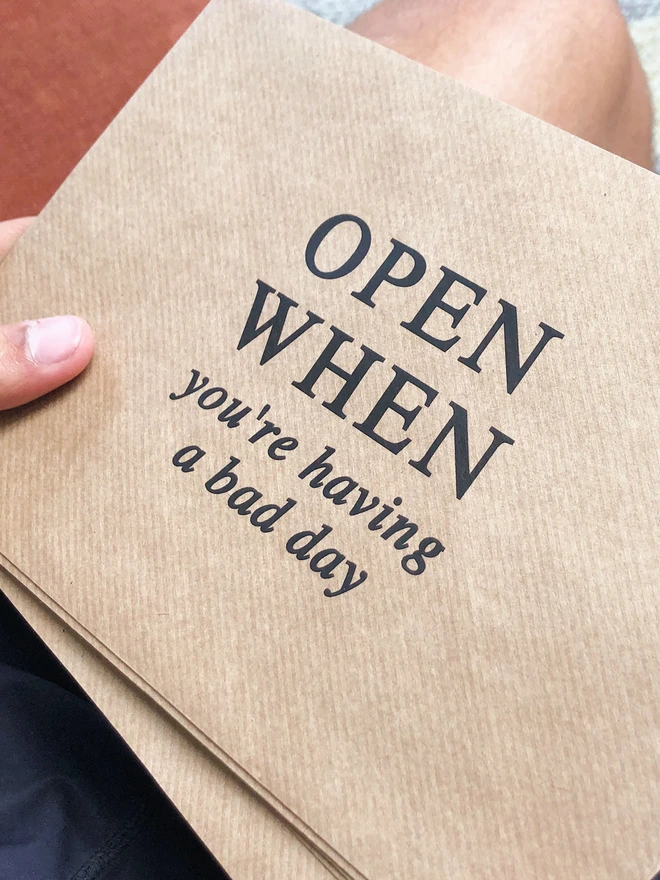 Leaving for University Open When Envelope