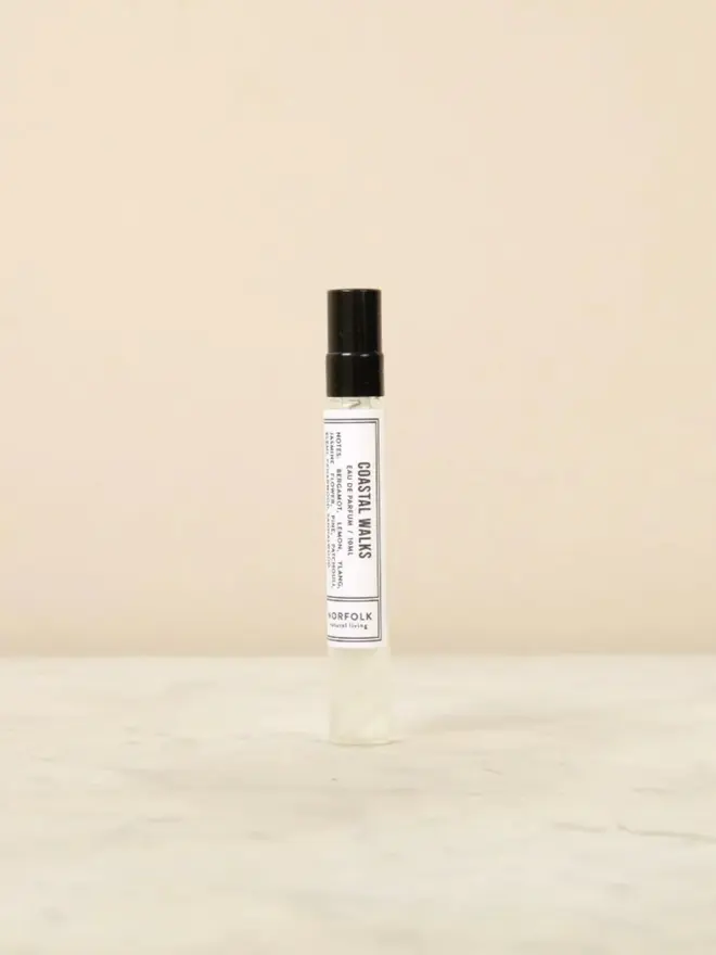 Coastal Walks Eau de Parfum bottle in 10ml size against a neutral background