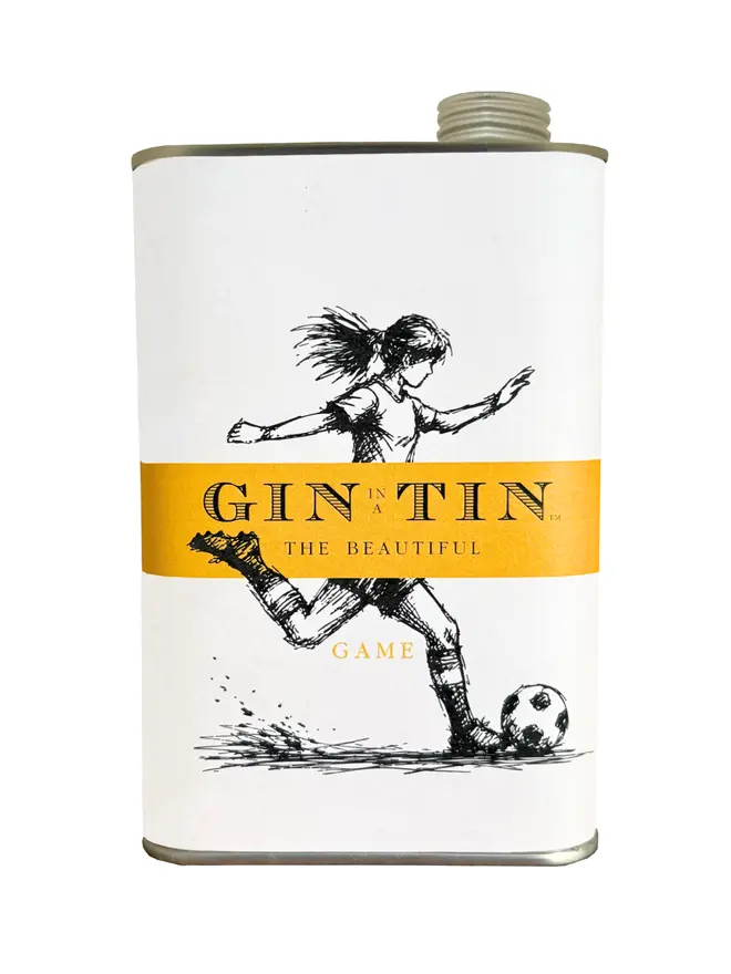 Football Lady - Cut Out - 50cl Tin