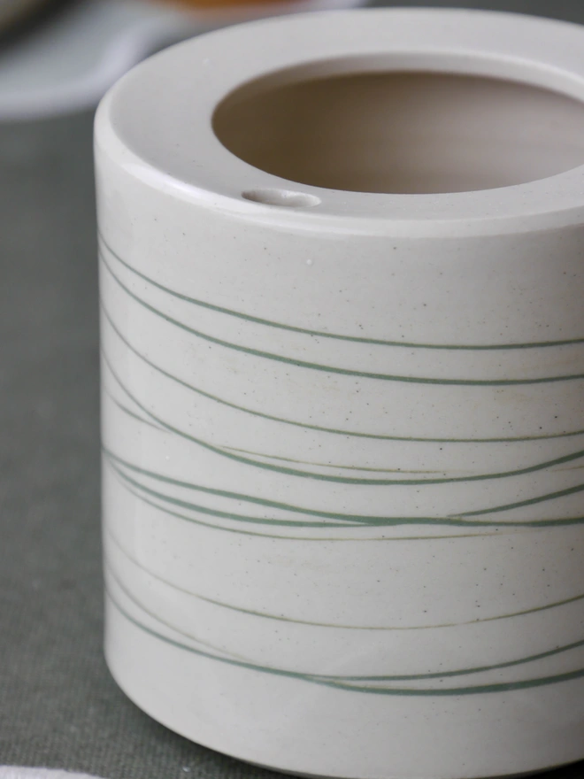 ceramic takeout coffee cup