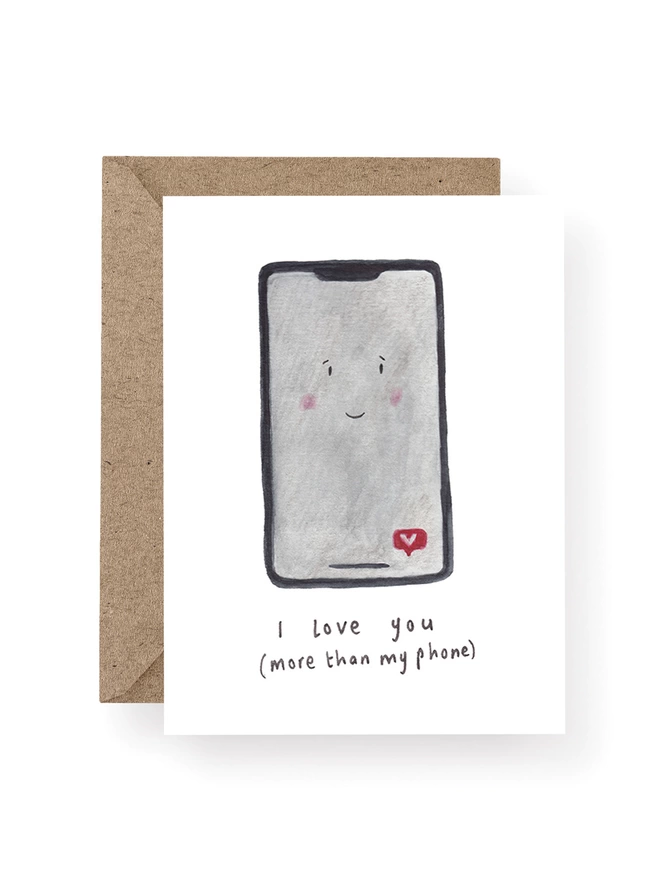 Smart Phone Valentine Card 