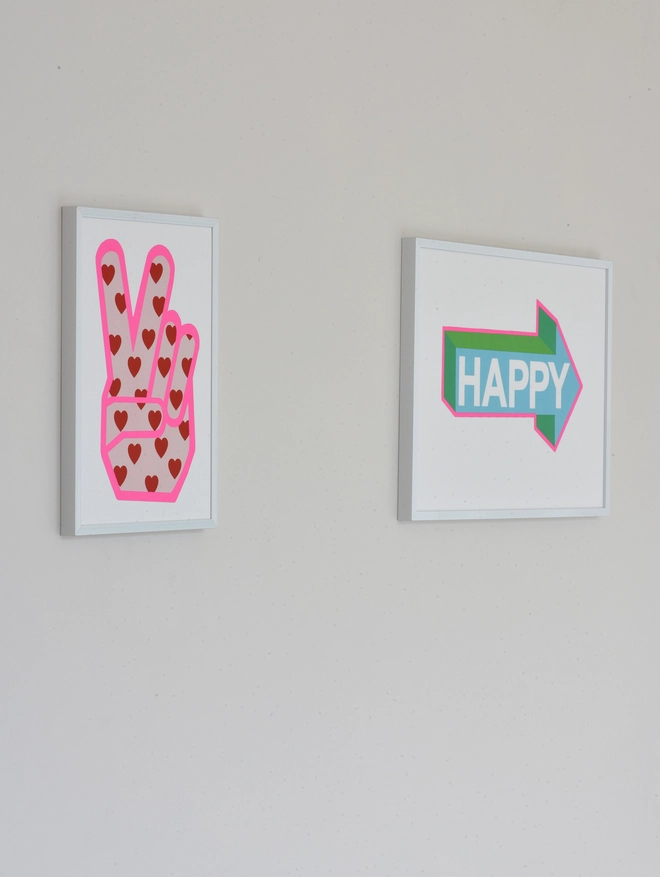 peace and happy prints