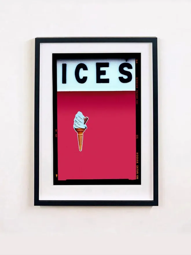 'ICES', Raspberry, Bexhill on Sea, Colourful Artwork
