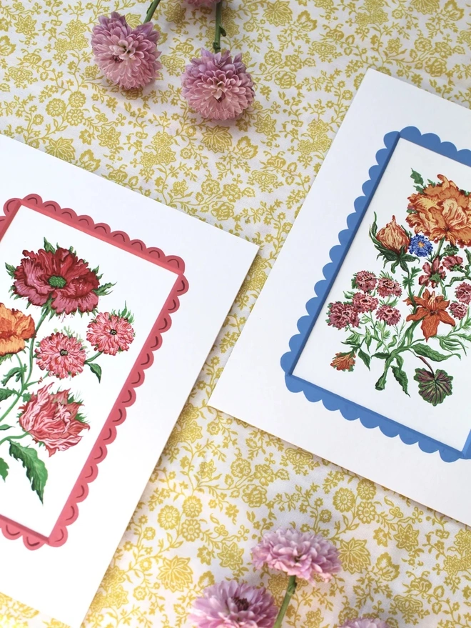 Vintage Wildflowers Art Print