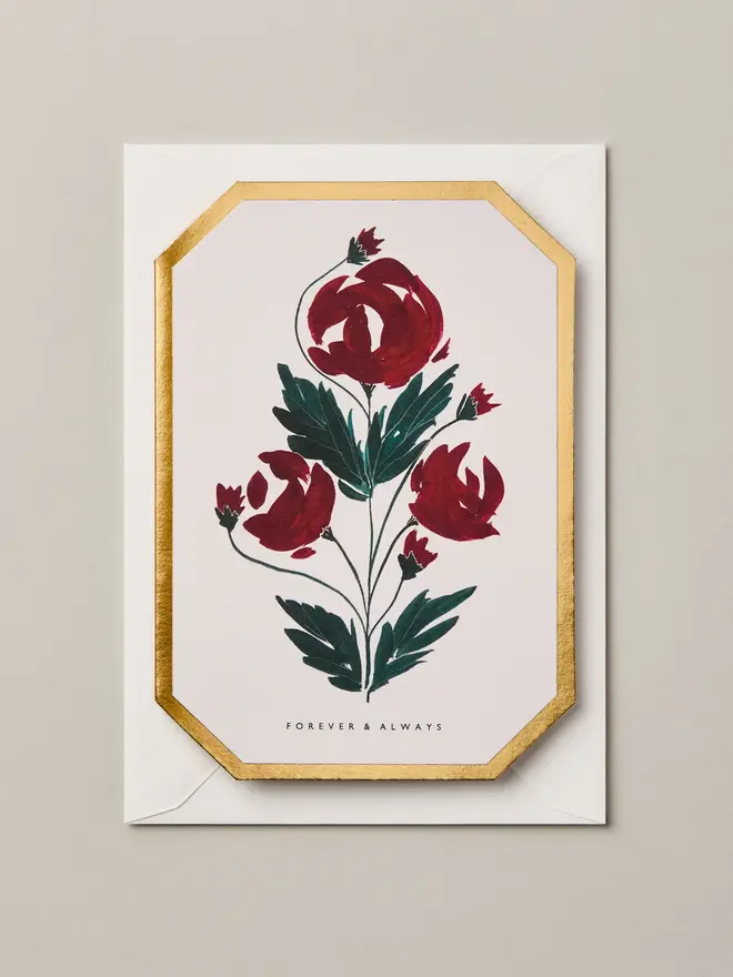 'Forever & Always' Botanical Mini Greeting Card