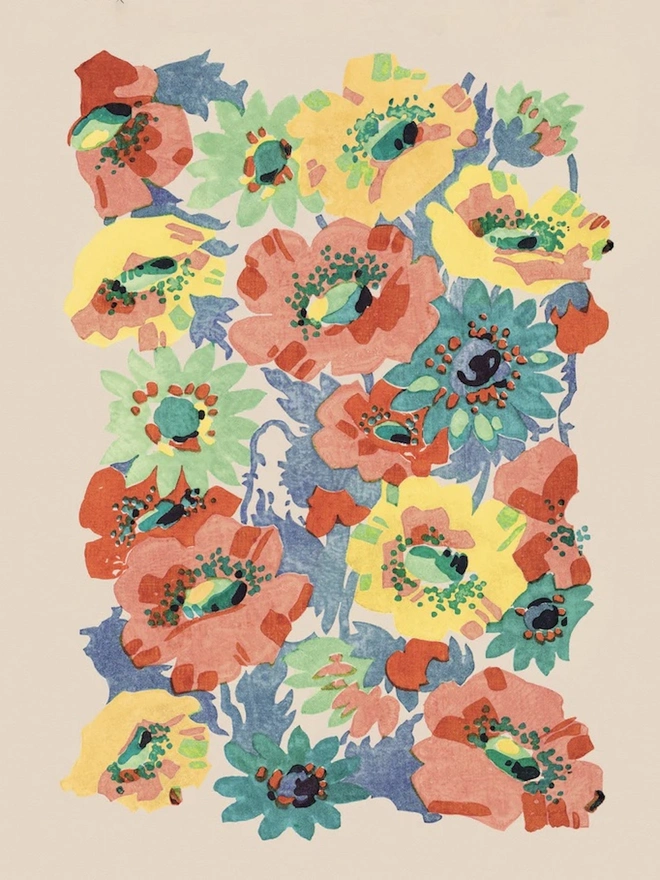 Summer Poppies Paint By Numbers Kit