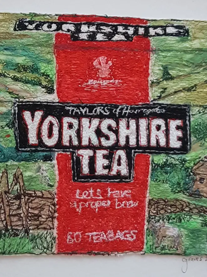 Food Illustration Free Embroidery Wall Art