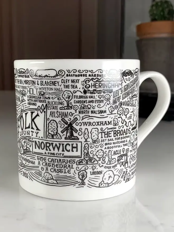 Norfolk Mug Bone China Side 4