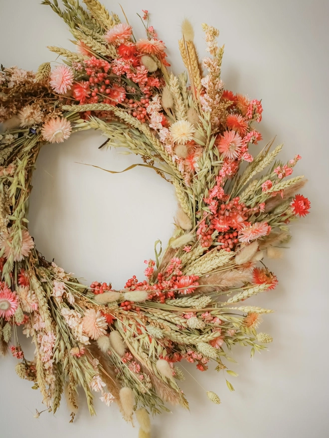 'Dorper' Everlasting Dried Wreath