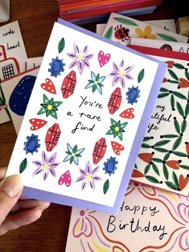 'You're A Rare Find' Card