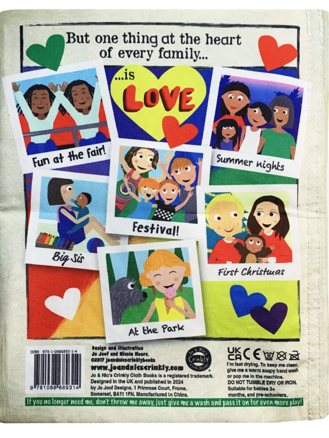 Family Love Nursery times back cover flat