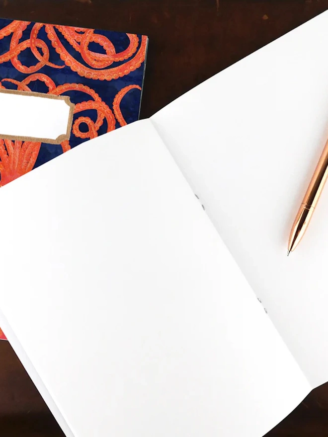 Octopoda Octopus Print Notebook