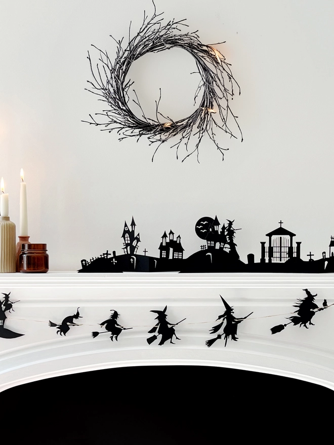 halloween witches bunting