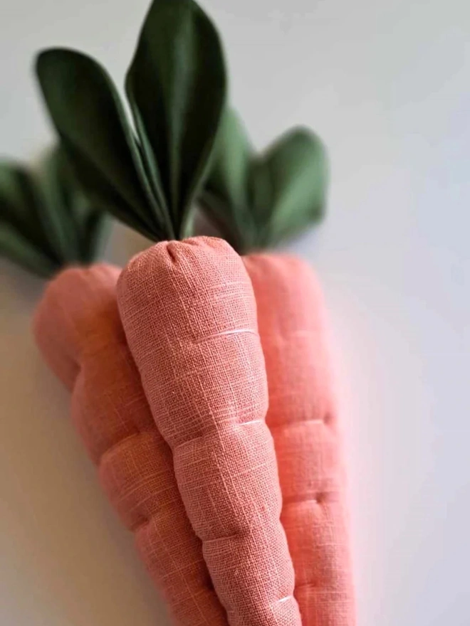 Fabric Carrot PlayFood 