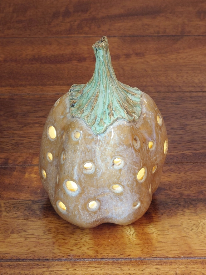 Pumpkin Tea Light Candle Lantern Halloween Decor