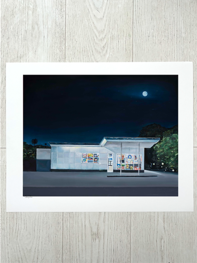 Palm Beach Liquor Store Fine Art Print