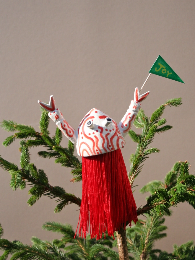 Lobster Christmas tree topper