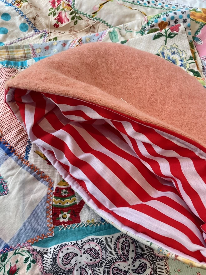 'Queen' Vintage Fabric Patchwork Tea Cosy Holly & Co