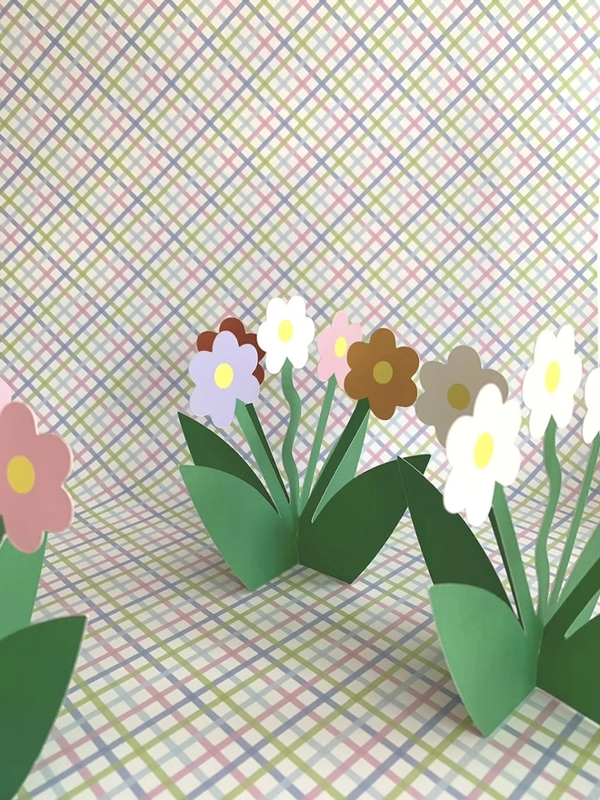 Standing Daisy Bloom 3D Pop Out Card