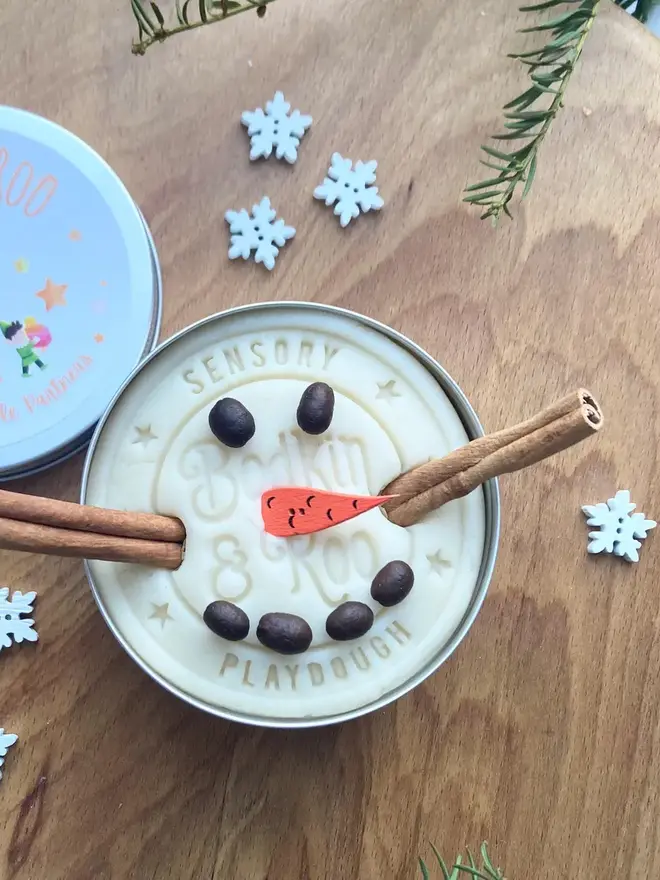 Mini Snowman Playdough Kit