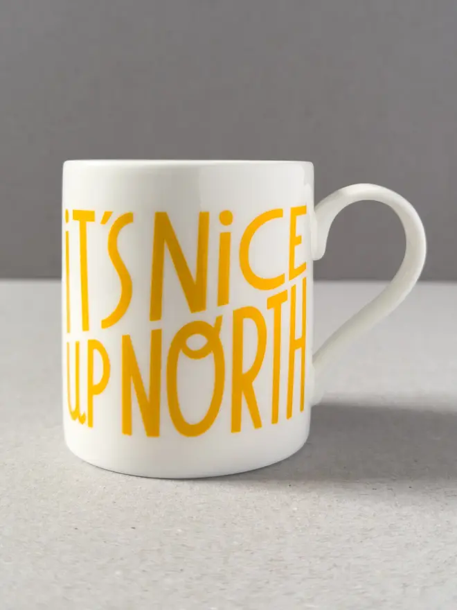 it's nice up north mug