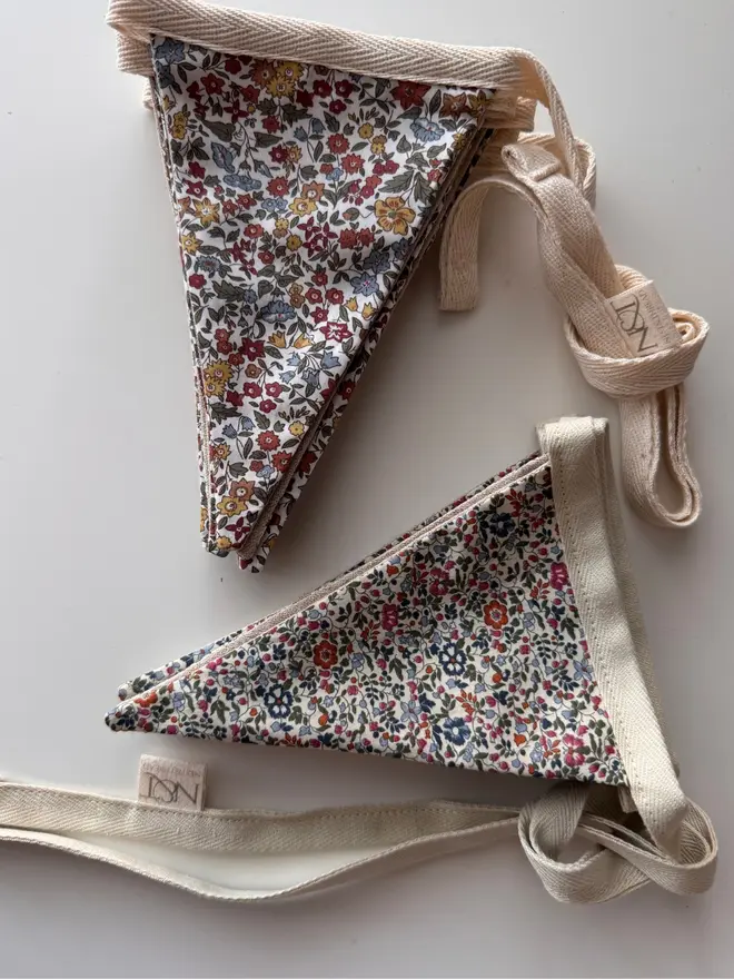 Floral fabric Bunting 