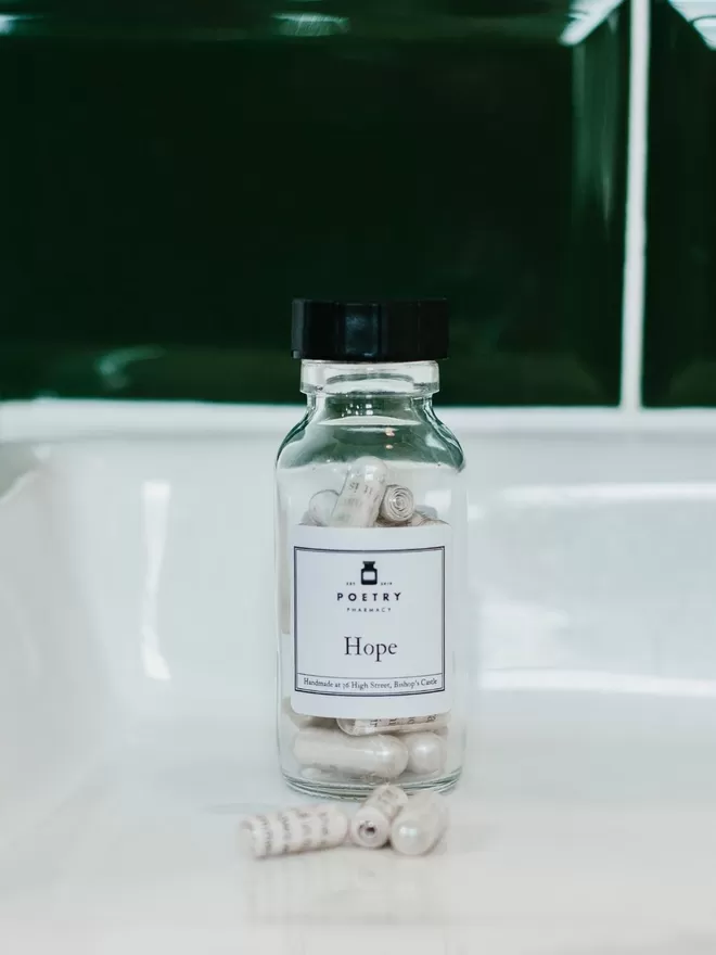 Hope pills by the poetry pharmacy
