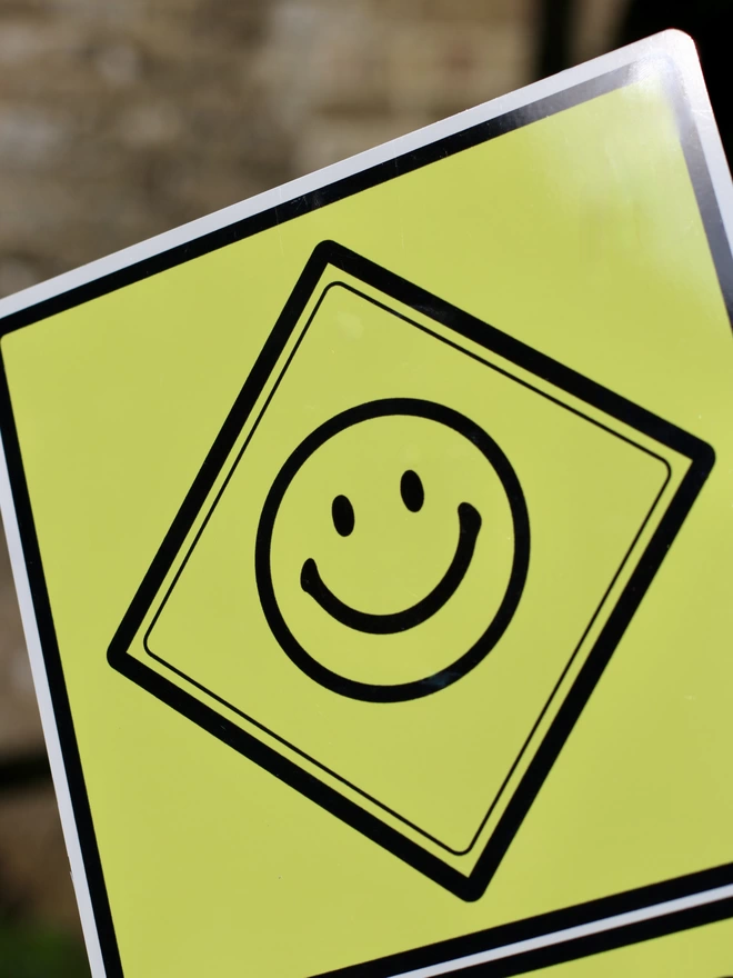Smiley Face Happiness Road Sign Mims & Family