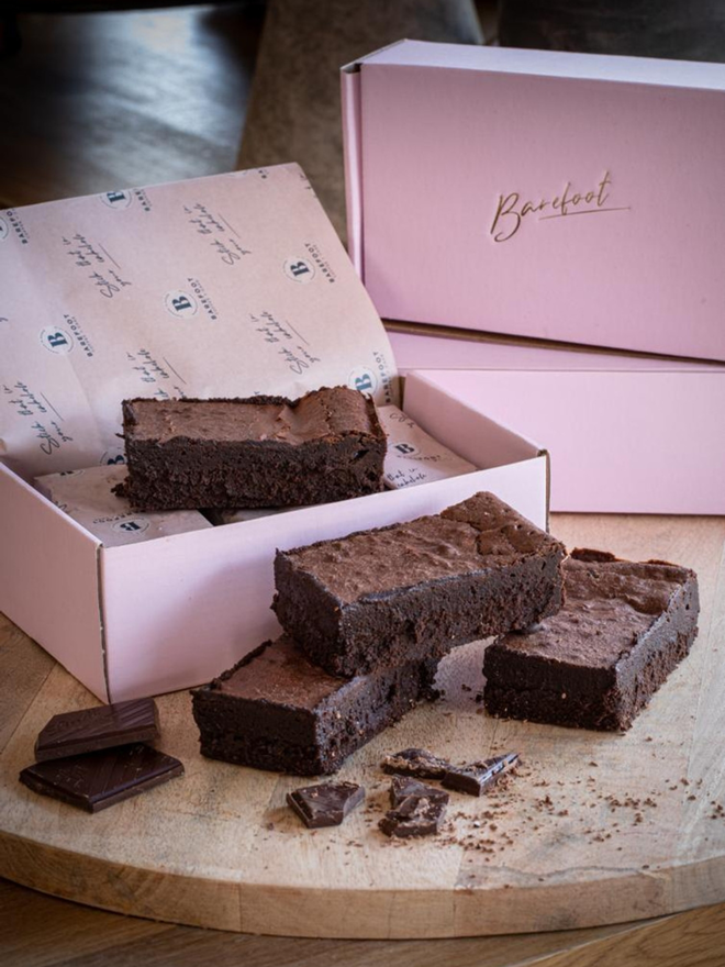 vegan brownie box