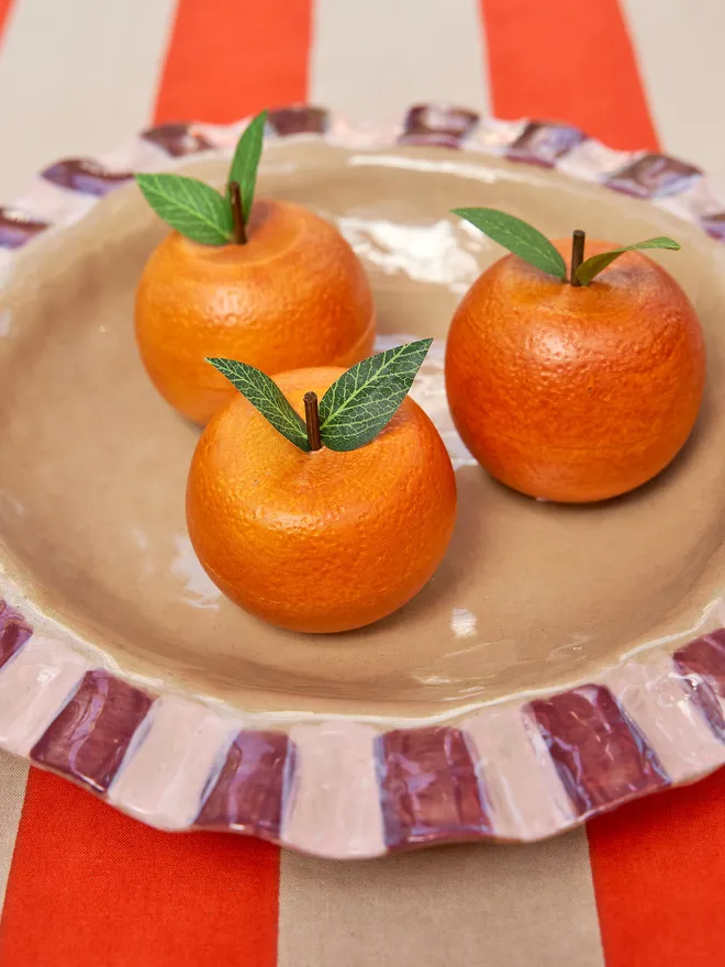 Wooden secret centre Christmas clementine