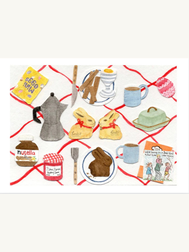 Easter greeting card 