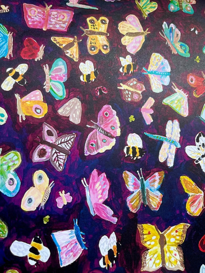 Butterfly gift wrap