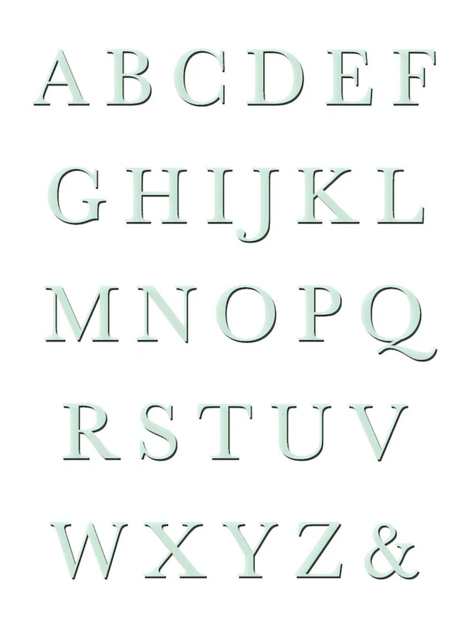 Personalised Springtime Alphabet Vintage Poster Prints