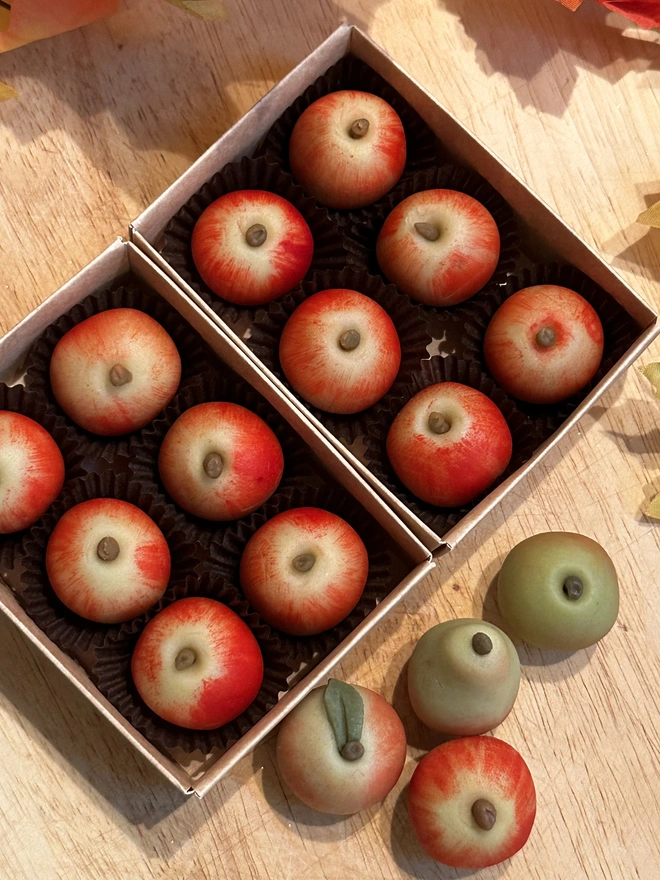Marzipan Apples