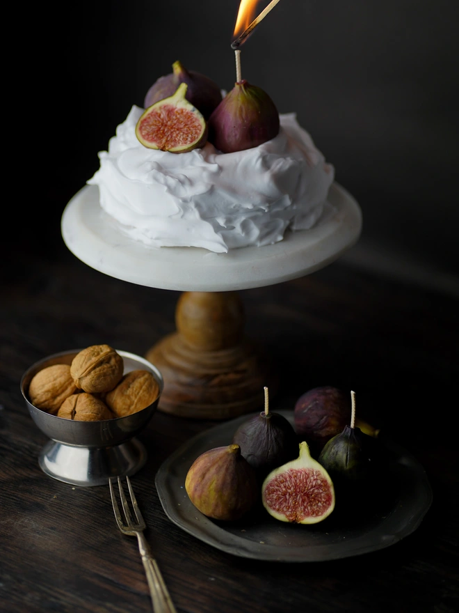 Fig Cake Candles