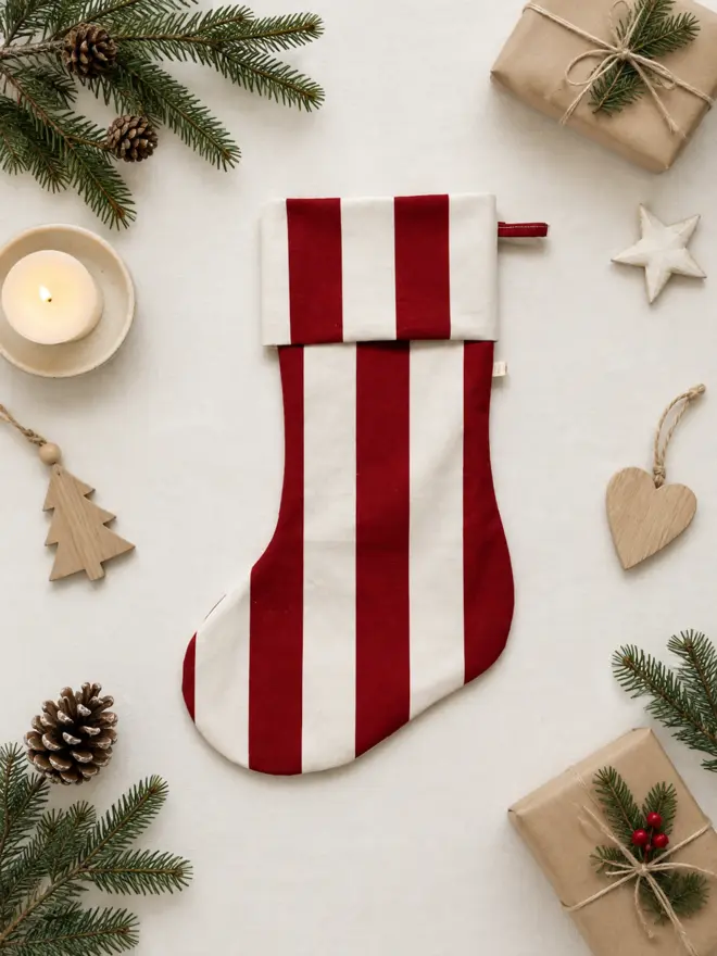 Christmas Candy Cane Christmas Stocking 