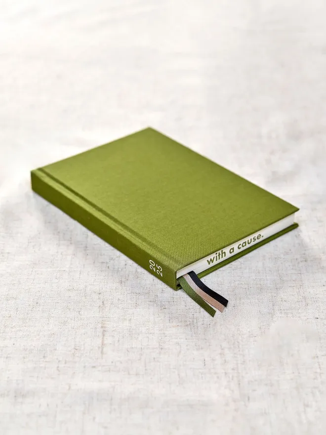 Moss Green A5 Signature Diary 2025