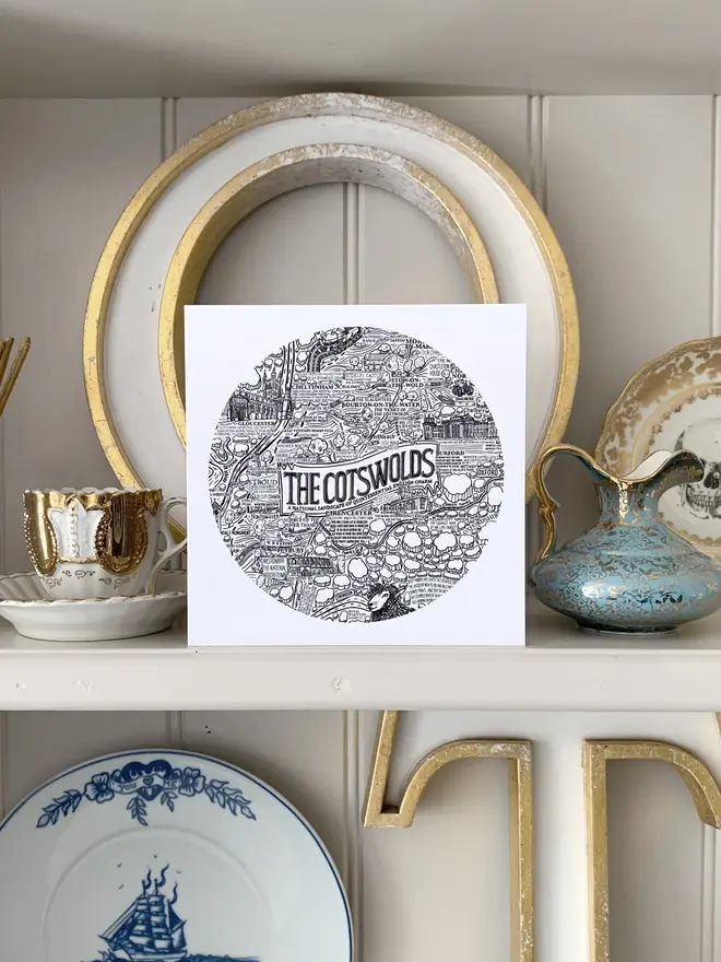 Cotswolds greetings card