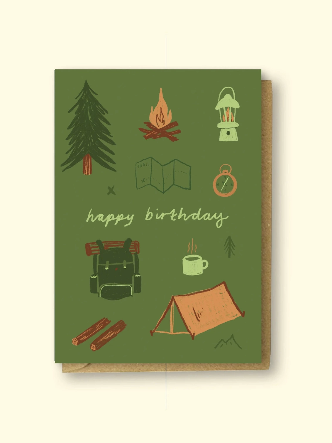 Happy Birthday Camper Card