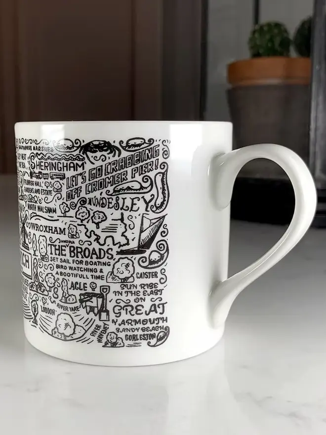 Norfolk Mug Bone China Side 5