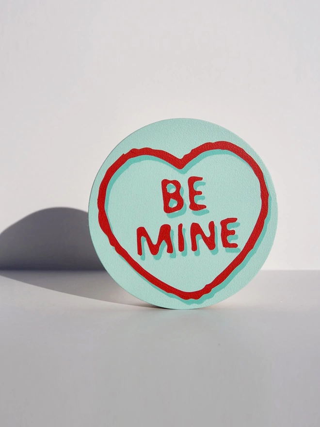 'Be Mine' love heart